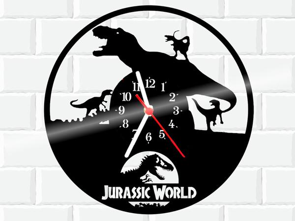 Relógio de Vinil Disco Lp Parede Jurassic Park Dinossauro - 3D Fantasy