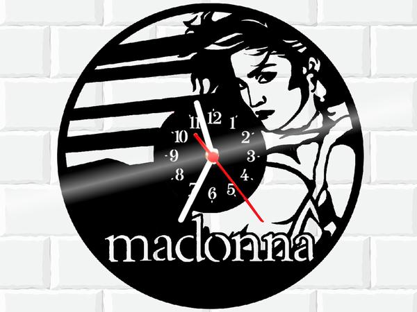 Relógio de Vinil Disco Lp Parede Madonna Cantora - 3D Fantasy