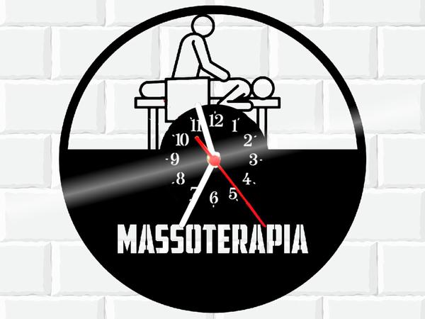 Relógio de Vinil Disco Lp Parede Massoterapia Massagista - 3D Fantasy