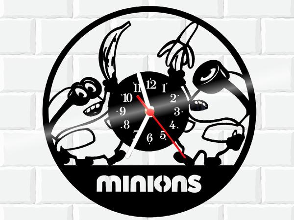 Relógio de Vinil Disco Lp Parede Minions - 3D Fantasy