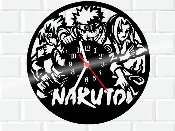 Relógio de Vinil Disco Lp Parede Naruto Anime Serie - 3D Fantasy