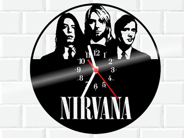 Relógio de Vinil Disco Lp Parede Nirvana Rock - 3D Fantasy