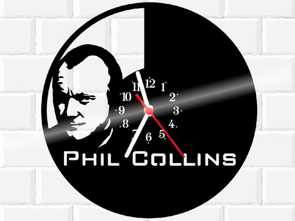 Relógio de Vinil Disco Lp Parede Phil Collins - 3D Fantasy