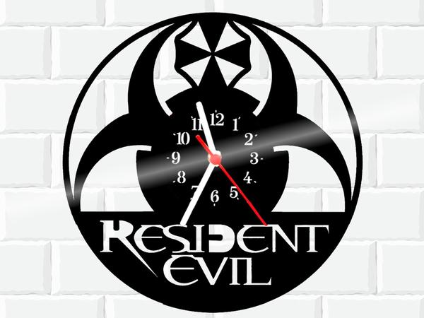 Relógio de Vinil Disco Lp Parede Resident Evil Game - 3D Fantasy