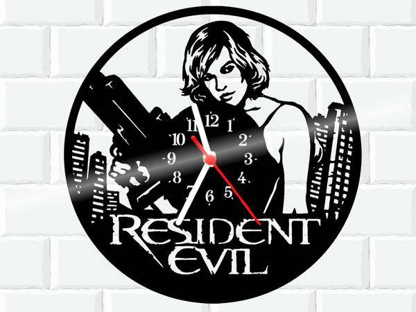 Relógio de Vinil Disco Lp Parede Resident Evil Game - 3D Fantasy