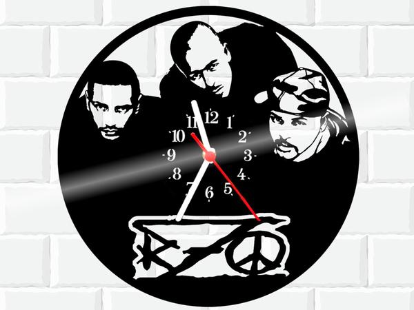 Relógio de Vinil Disco Lp Parede Rzo Rap - 3D Fantasy