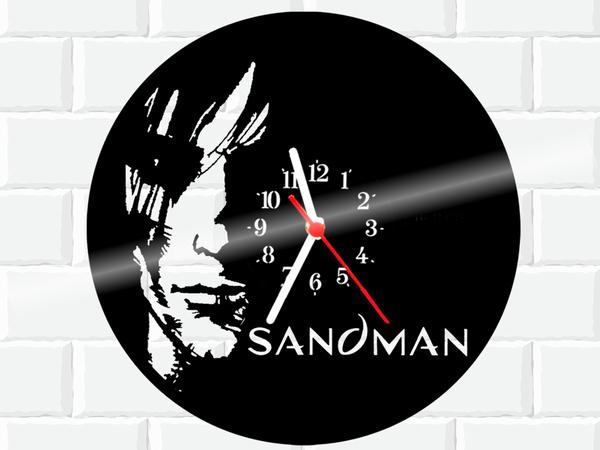 Relógio de Vinil Disco Lp Parede Sandman DC - 3D Fantasy