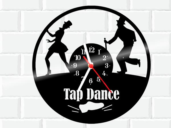Relógio de Vinil Disco Lp Parede Sapateado Dança Tap Dance - 3D Fantasy