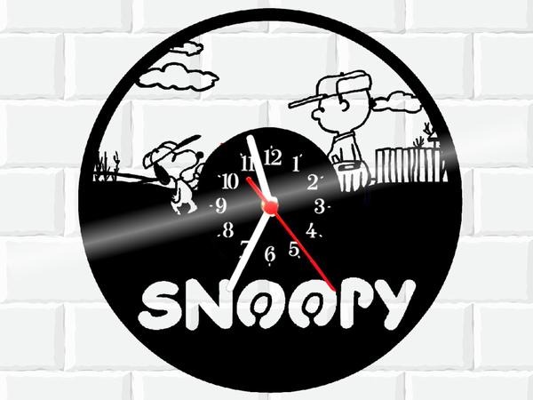 Relógio de Vinil Disco Lp Parede Snoopy Charlie Brown - 3D Fantasy