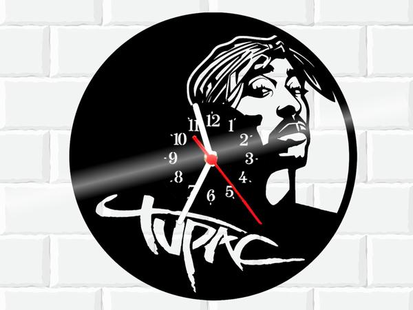 Relógio de Vinil Disco Lp Parede Tupac Rap Rapper - 3D Fantasy