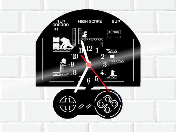 Relógio de Vinil Disco Lp Parede Video Game Jogo - 3D Fantasy