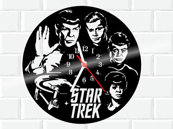 Relógio de Vinil Disco Lp Star Trek Jornada Nas Estrelas - 3D Fantasy