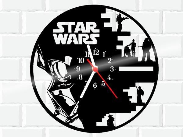 Relógio de Vinil Disco Lp Star Wars Estrela da Morte Darth Vader - 3D Fantasy