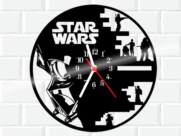 Relógio de Vinil Disco Lp Star Wars Guerra Nas Estrelas - 3D Fantasy