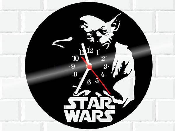Relógio de Vinil Disco Lp Star Wars Yoda - 3D Fantasy