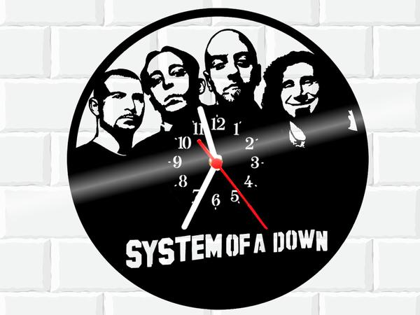 Relógio de Vinil Disco Lp System Of a Down Soad - 3D Fantasy