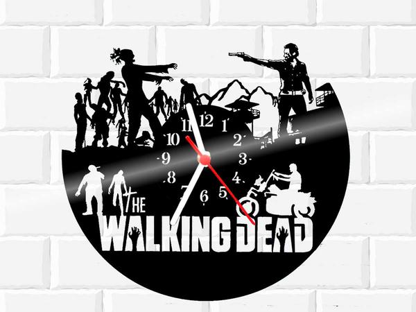 Relógio de Vinil Disco Lp Walking Dead Serie Zumbi - 3D Fantasy