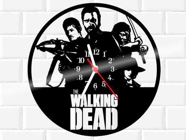 Relógio de Vinil Disco Lp Walking Dead Serie Zumbi - 3D Fantasy