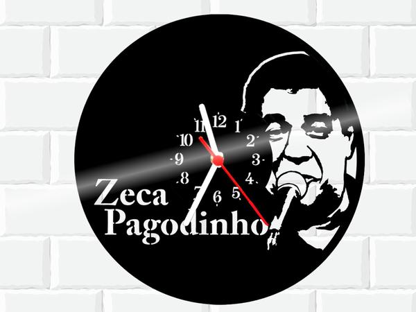 Relógio de Vinil Disco Lp Zeca Pagodinho Samba - 3D Fantasy