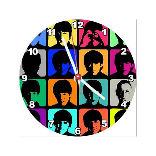 Relógio Decorativo Beatles Square