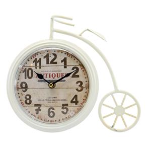Relógio Decorativo Bicicleta Retro - The Home - Branco