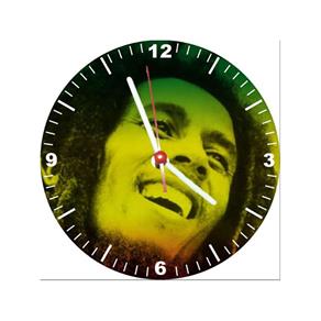 Relógio Decorativo Bob Marley Sorriso