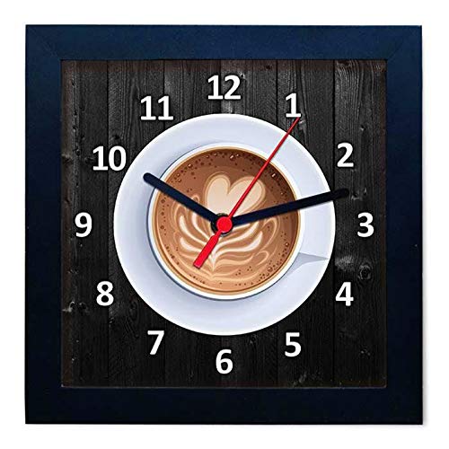 Relógio Decorativo Caixa Alta Tema Café 28x28 - QW22