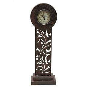 Relógio Decorativo de Ferro Trabalhado e Envelhecido no Esticlo Clássico