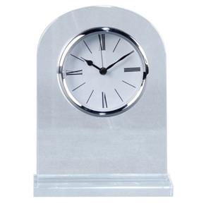 Relógio Decorativo de Mesa em Cristal Clean