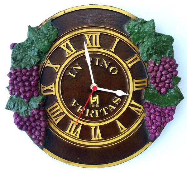 Relógio Decorativo de Parede - Adega In Vino - Karin Grace