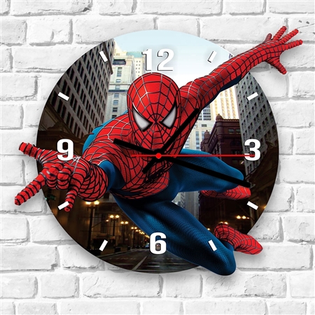 Relógio Decorativo de Parede Homem Aranha