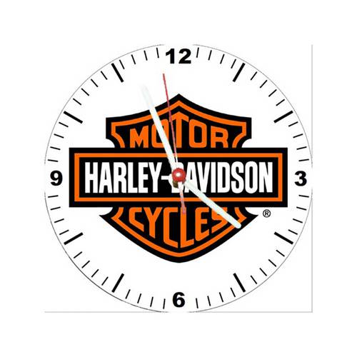Relógio Decorativo Harley Davidson Emblema