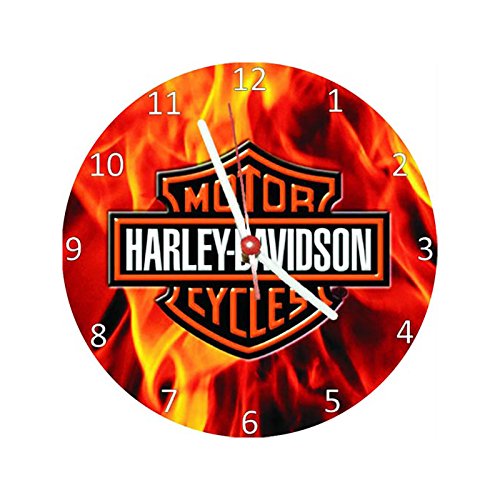 Relógio Decorativo Harley Davidson Fire