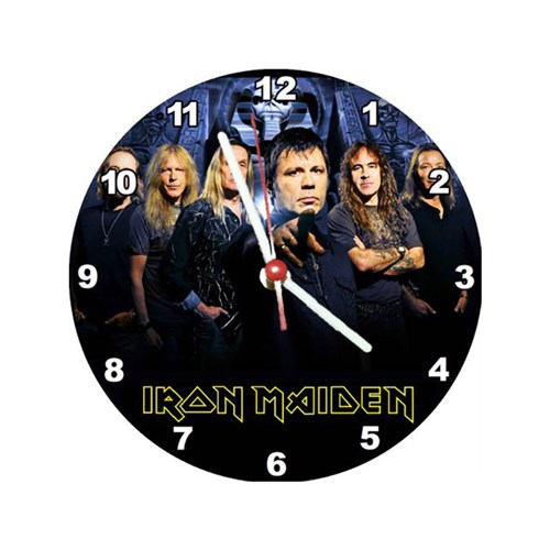 Relógio Decorativo Iron Maiden