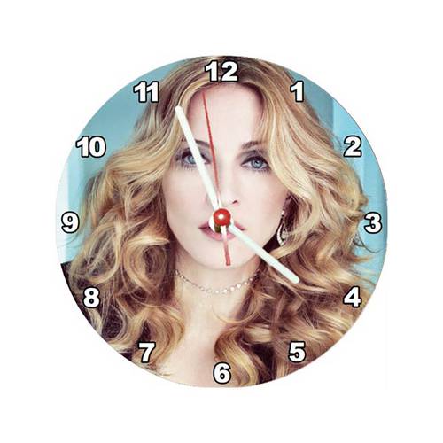 Relógio Decorativo Madonna Face Colorida