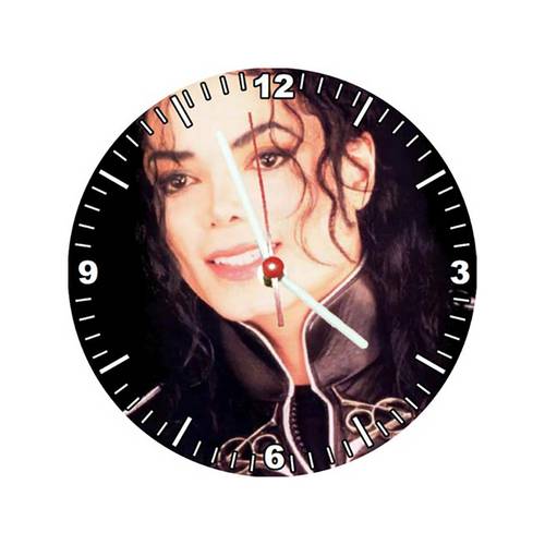 Relógio Decorativo Michael Jackson Rosto Color