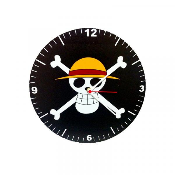 Relógio Decorativo One Piece Bandeira Pirata - All Classics
