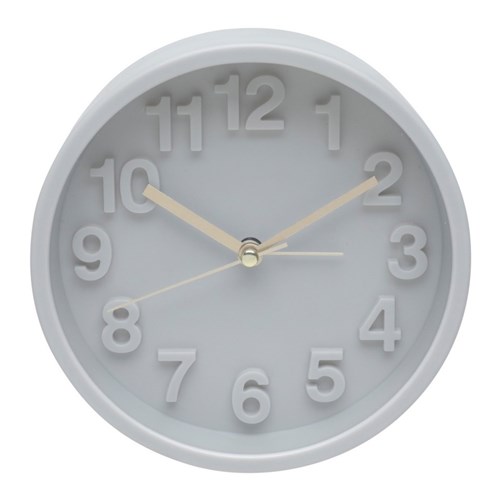 Relógio Despertador 13Cm Cinza Fine Marble