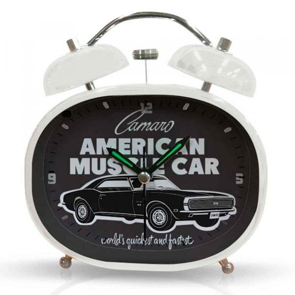 Relógio Despertador Chevrolet Retrô - Versare Anos Dourados