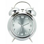Relógio Despertador de Metal Diamante 20cmx6cmx15cm
