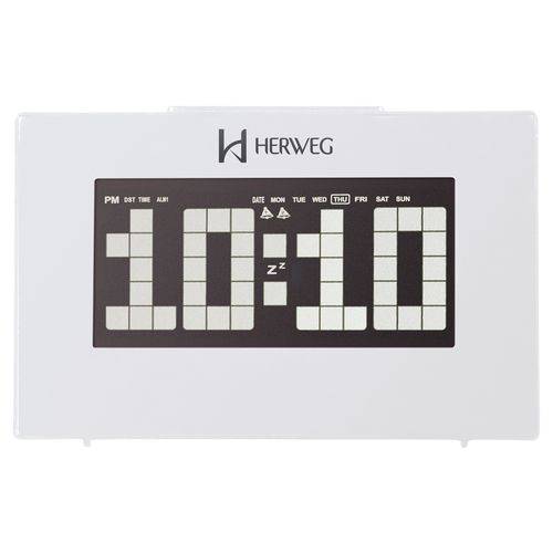 Relógio Despertador Digital Herweg Alarme Termômetro 2963