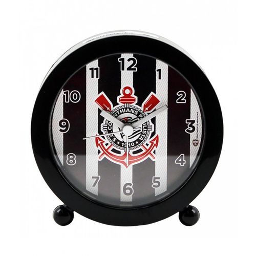 Relógio Despertador do Corinthians Redondo