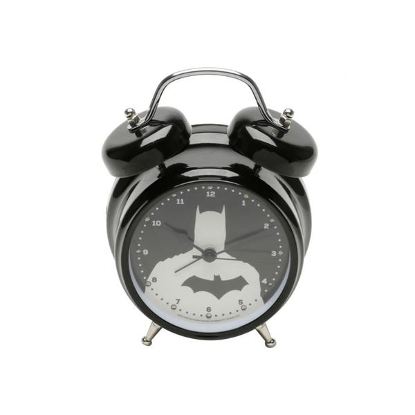 Relógio Despertador em Metal com LED e Som Batman - Urban