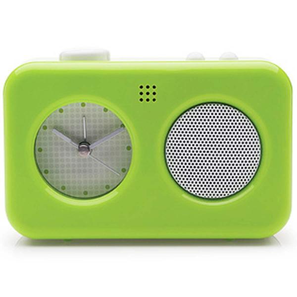 Relógio Despertador Gravador - Verde - Yaay
