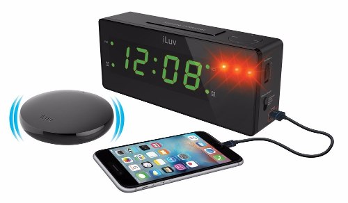 Relogio Despertador ILuv LED Bivolt 2 Alarmes Função Vibrar e USB - TIMESHAKER