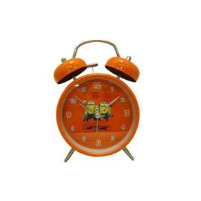 Relógio Despertador Infantil Minions Meu Malvado Favorito Decorativo Analógico Retrô Vintage