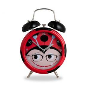 Relógio Despertador Ladybug 25,5 Cm Vermelho