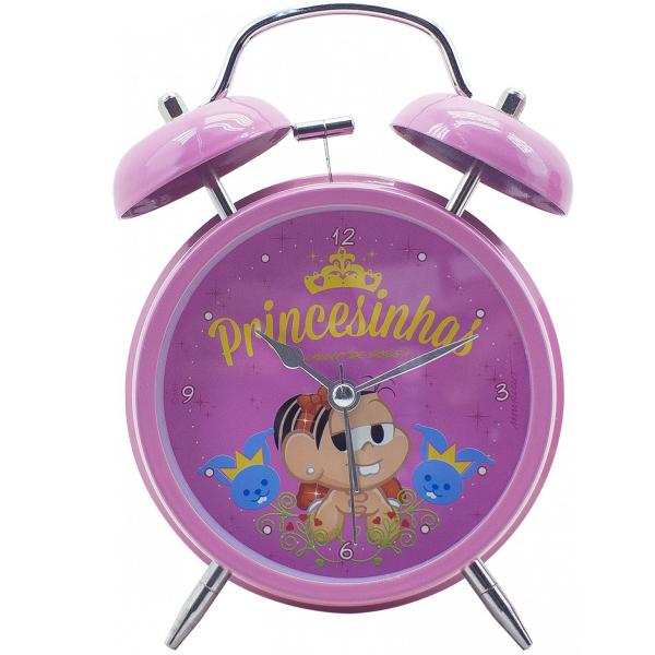 Relógio Despertador Mecânico Magali Princesa - Turma da Mônica - Produtos da Turma da Mônica