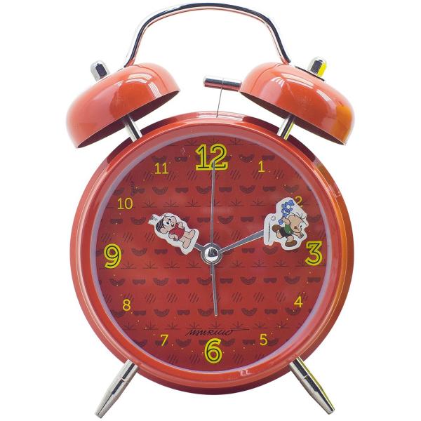 Relógio Despertador Mecânico Mônica - Turma da Mônica - Produtos da Turma da Mônica
