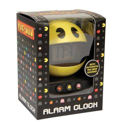 Relógio Despertador - Pac-Man